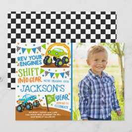 Monster Truck Einladung Monster Truck Geburtstag