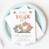 Monster Truck Einladung zum Geburtstag | Monster T