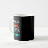 Monster Truck Embrace Differenzen Shirt Boy Autism Kaffeetasse (Vorderseite Links)