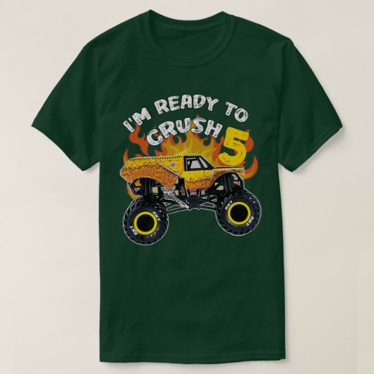 Monster Truck Erdschüttler Ix27m Bereit zum Crush T-Shirt (Design vorne)