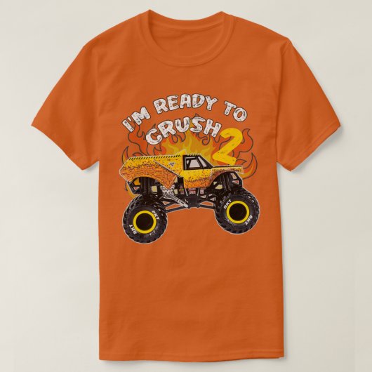 Monster Truck Erdschüttler Ix27m Bereit zum Crush  T-Shirt (Design vorne)