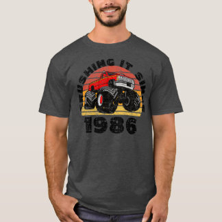 Monster Truck Fahrer zerkleinert es seit 1986 Gebu T-Shirt