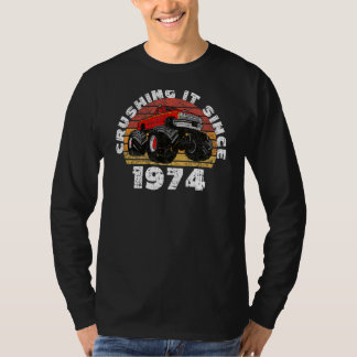 Monster Truck Fahrer zerstören es seit 1974 Annive T-Shirt