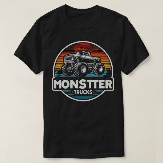 Monster Truck für Kleinkinder Jugendliche T-Shirt (Design vorne)
