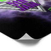 Monster Truck Geburtstag Begrüßungszeichen Poster (Ecke)