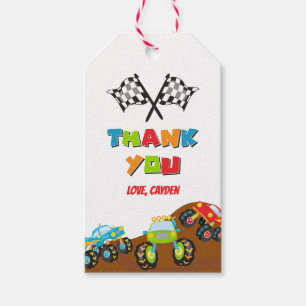 Monster Truck Geburtstag Geschenkanhänger