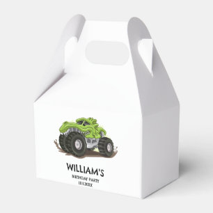 Monster Truck Geburtstag Party Minimal Boys Geburt Geschenkschachtel
