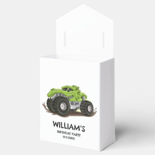 Monster-Truck-Geburtstagsfeier Minimale Jungen-Geb Geschenkschachtel