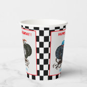 Monster Truck Geburtstagsparty Einladung Pappbecher (Rechts)