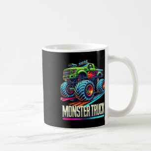 Monster Truck Geburtstagsparty Retro Vintages Mons Kaffeetasse