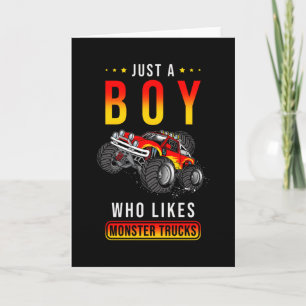 Monster Truck Gift Karte