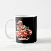 Monster Truck Gingerbread Man Christmas Kaffeetasse (Links)