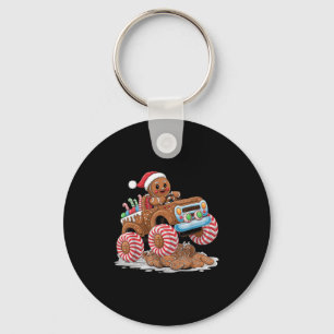 Monster-Truck-Gingerbread-Mann Lustiger Weihnachte Schlüsselanhänger