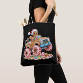 Monster Truck Gingerbrei Mann Weihnachtsgebäck Tasche (Von Nahem)
