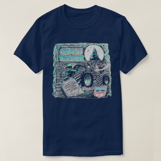 Monster Truck Grave Digger Altes Design 2 T-Shirt (Design vorne)