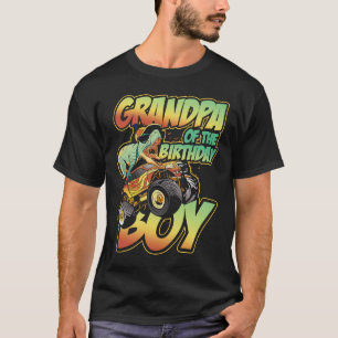 Monster Truck Großvater des Geburtstags T-Shirt