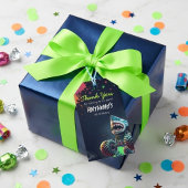 Monster Truck Hai Geburtstagsservietten Geschenkanhänger