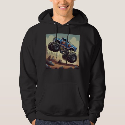 Monster Truck Hoodie (Vorderseite)