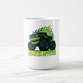Monster-Truck-Horror-Flamme Kaffeetasse (Mittel)