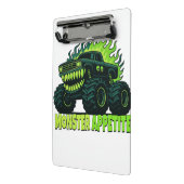 Monster-Truck-Horror-Flamme Mini Klemmbrett (Gewinkelt2)