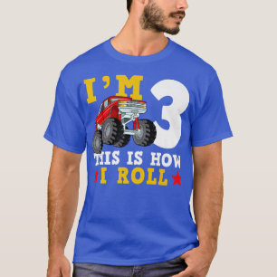 Monster Truck IM 3 So rolle ich zum Geburtstag T-Shirt