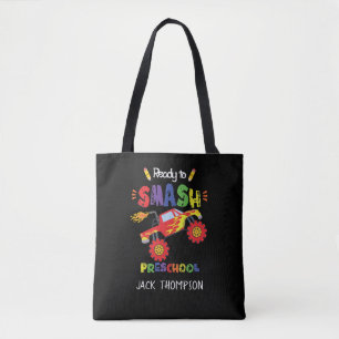 Monster Truck ist bereit, die Vorschulbibliothek z Tasche