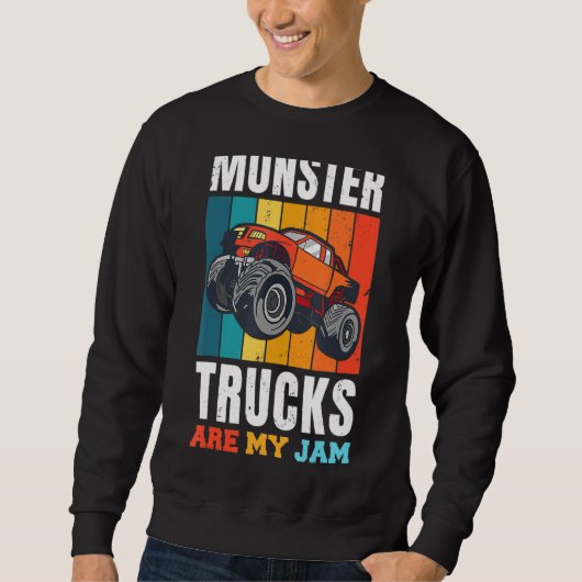 Monster Truck ist mein Jam für Monster Truck Men & Sweatshirt (Vorderseite)
