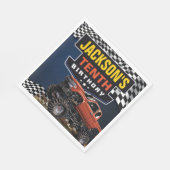 Monster Truck Jam Birthday Party, jedes Alter Serviette (Ecke)