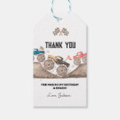 Monster Truck kann mich nicht erwischen, ich BIN D Geschenkanhänger (Vorderseite)