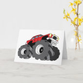 Monster Truck Karte (Gelbe Blume)