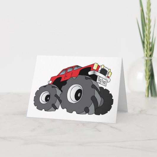 Monster Truck Karte (Vorderseite)