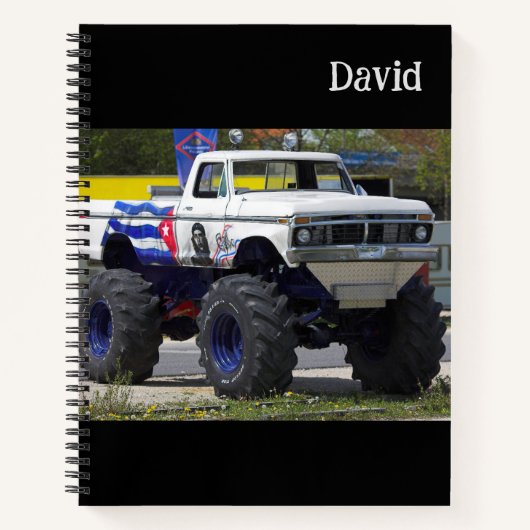 Monster Truck Kids Notebook Boy School Notizblock (Vorderseite)
