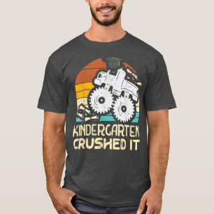 Monster Truck Kindergarten zerkleinert It Abschlus T-Shirt
