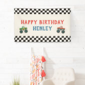 Monster Truck Kindergeburtstag Party Banner (Insitu)
