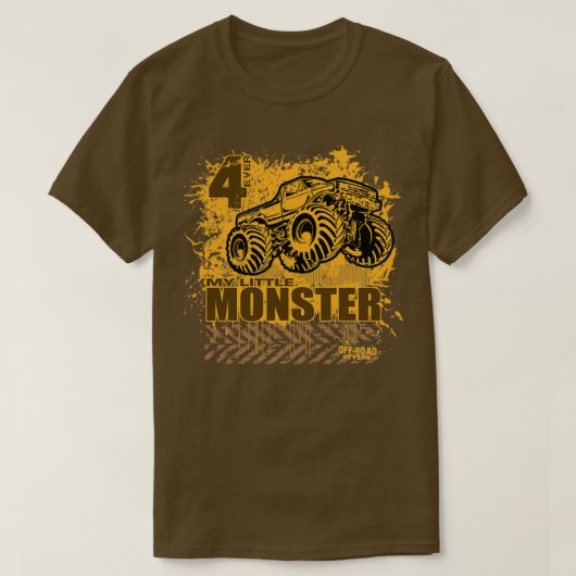 Monster Truck Kleine Kinder T-Shirt (Design vorne)