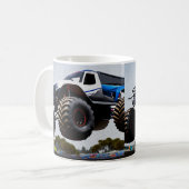 Monster Truck Launch, Kaffee Tasse (Vorderseite Links)