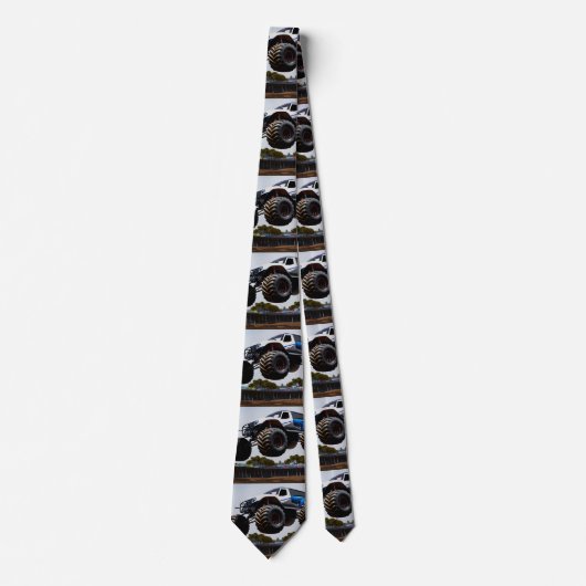 Monster Truck Launch, Mens Neck Tie Krawatte (Vorderseite)