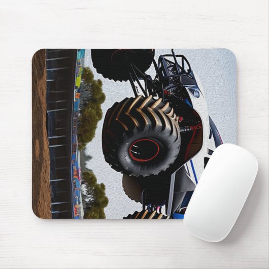 Monster Truck Launch, Mousepad (Mit Mouse)