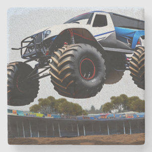 Monster Truck Launch, Stone Untersetzer