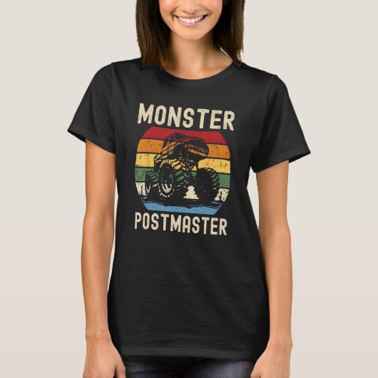 Monster Truck Love Postmaster T-Shirt (Vorderseite)
