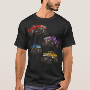 Monster Truck lustige Schweinegeschenke cool T-Shirt