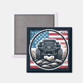 MONSTER TRUCK MAGNET (Vorderseite/Rückseite)