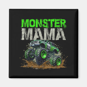 Monster-Truck-Mama-Familie passendes Monster-Truck Magnet