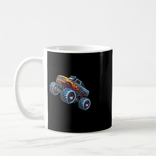 Monster Truck Mama Mama Monster Truck sind mein Ja Kaffeetasse (Links)
