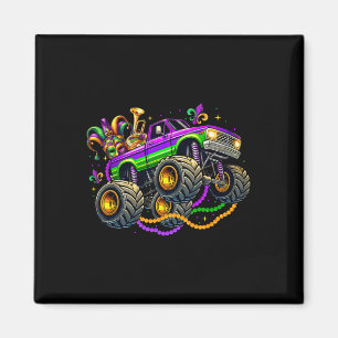 Monster Truck Mardi Gras Kostüm Teens Jungen Kinde Magnet