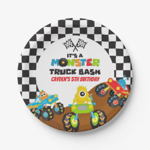 Monster Truck Monster Geburtstag Pappteller
