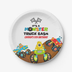 Monster Truck Monster Geburtstag Pappteller