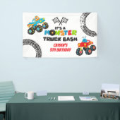 Monster Truck Monsters Geburtstag Banner (Messeveranstaltung)