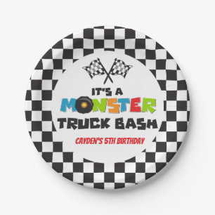 Monster Truck Monsters Geburtstag Pappteller
