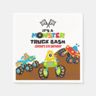 Monster Truck Monsters Geburtstag Serviette